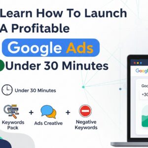 How To Launch A Profitable Google Ads Under 30 Minutes